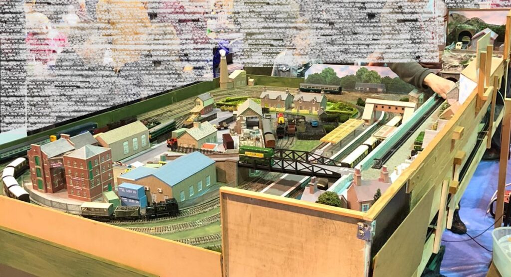 Model railway set-up from 2020